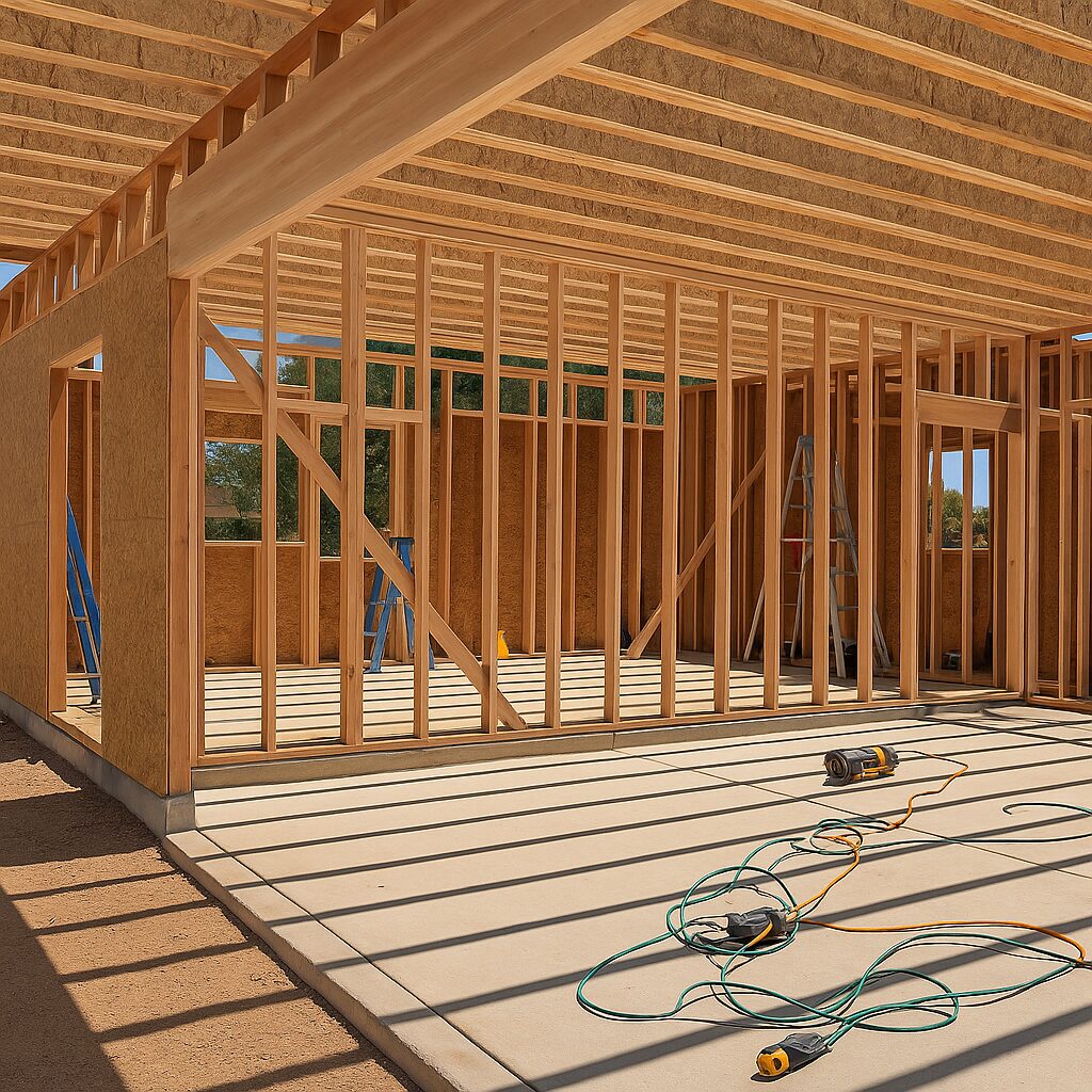 Framing for Garage and Workshop